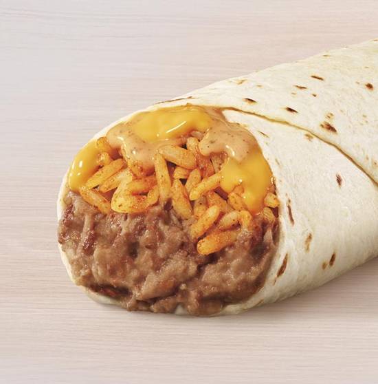Order Cheesy Bean & Rice Burrito food online from Taco Bell store, Jonesboro on bringmethat.com