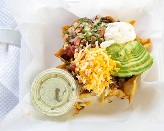 Order Pepe's Taco Salad food online from Pepe Finest Mexican Food store, Baldwin Park on bringmethat.com