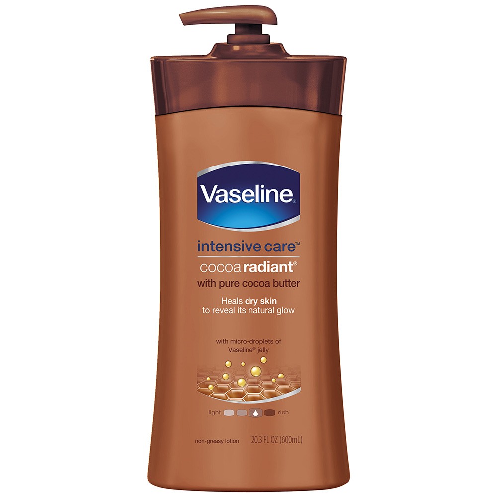 Order Vaseline Intensive Care Lotion, Non-Greasy, Cocoa Radiant - 20.3 fl oz food online from Rite Aid store, Cathedral City on bringmethat.com