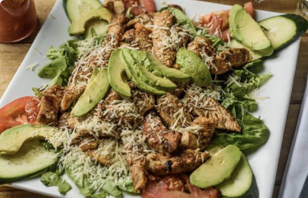 Order M. Avocado and Chicken Salad food online from El Paso Mexican Grill - Baton Rouge store, Baton Rouge on bringmethat.com