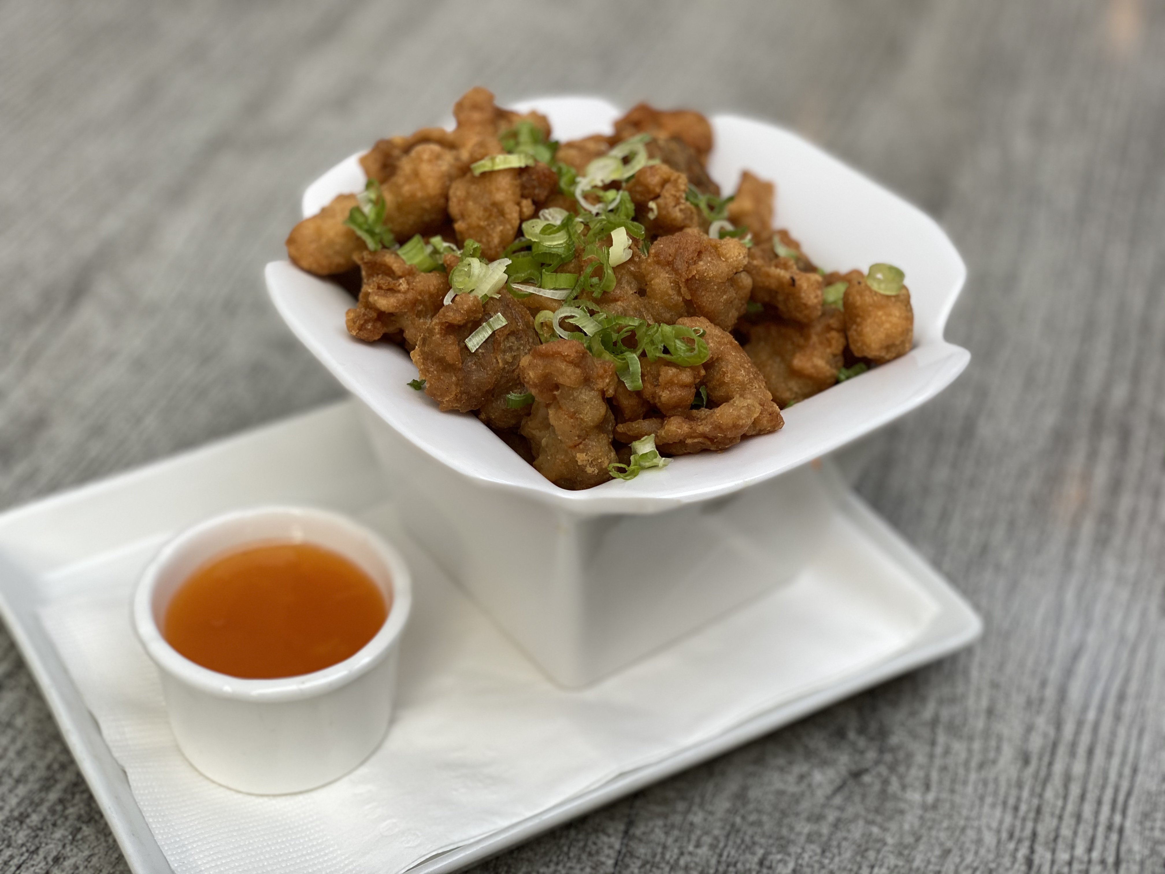 Order Chicken Karaage food online from Sushi Confidential store, Campbell on bringmethat.com