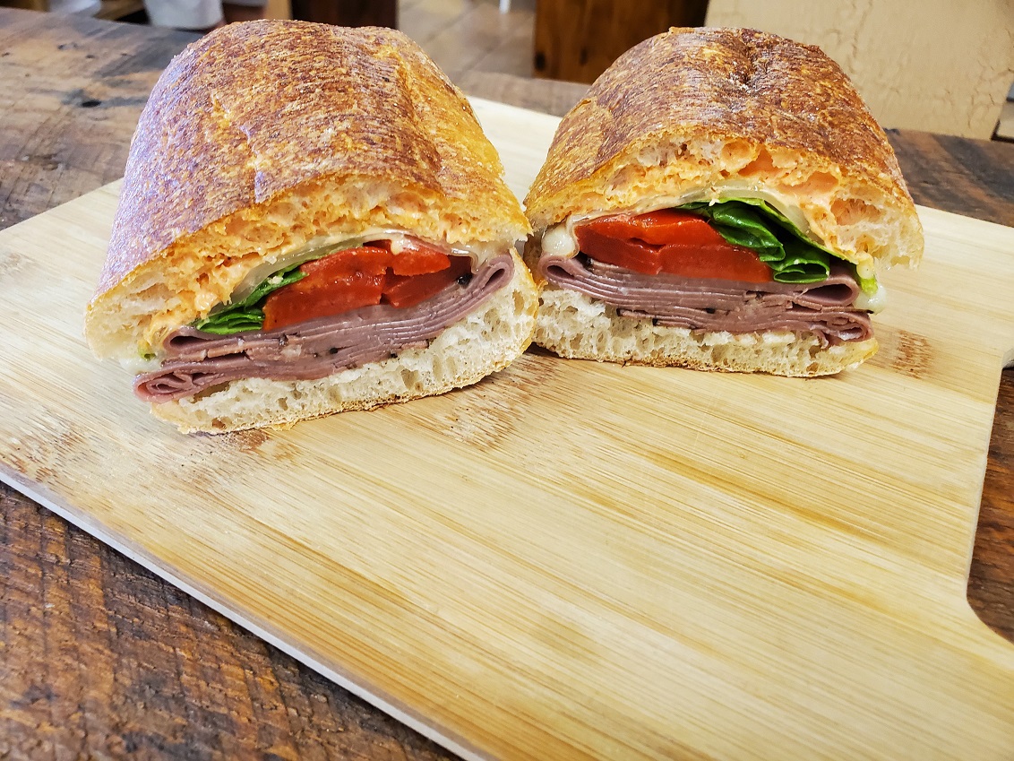 Order Roast Beef and Swiss Sandwich food online from Sassano store, Paoli on bringmethat.com