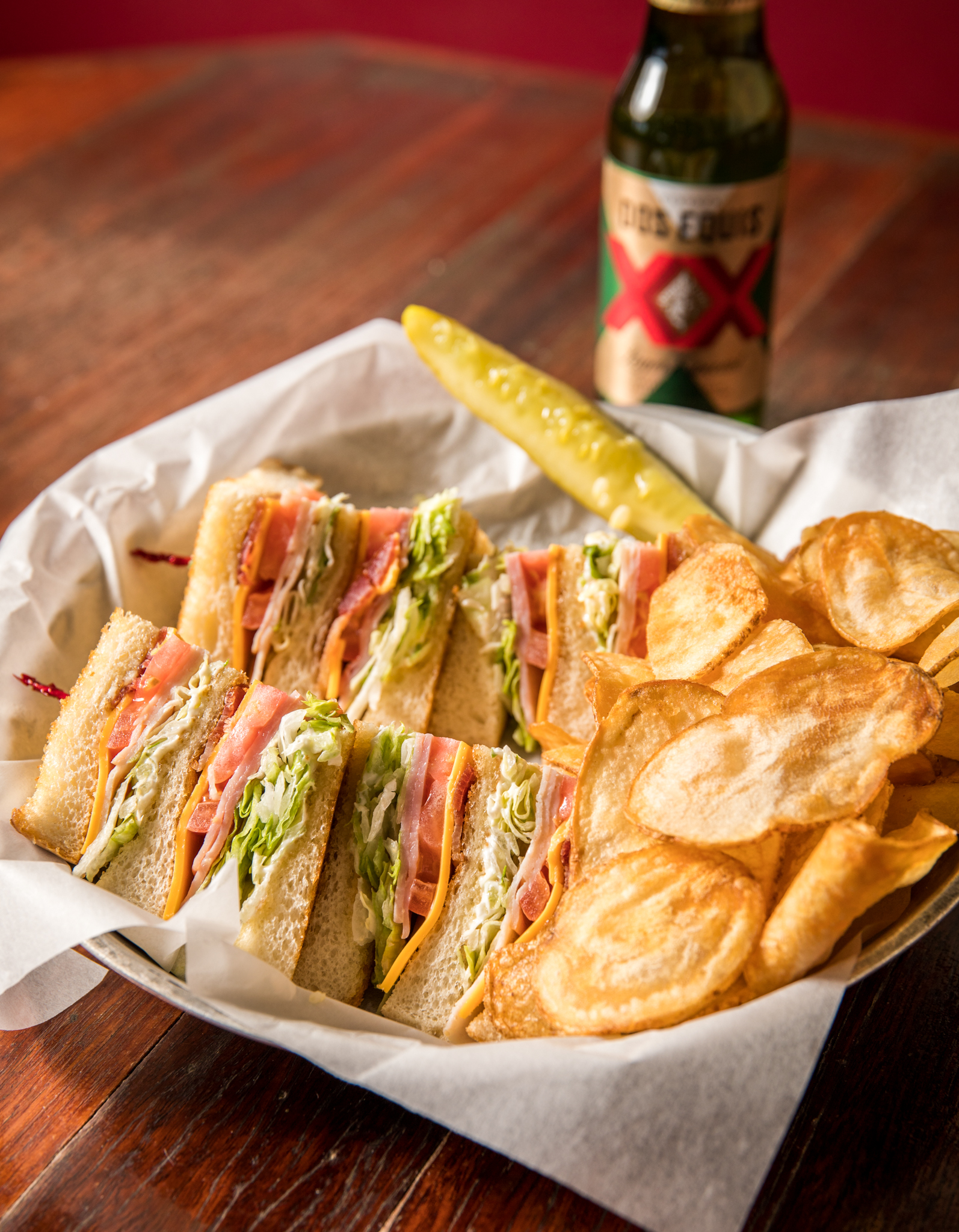 Order 290 Club Sandwich food online from Cafe 290 store, Manor on bringmethat.com
