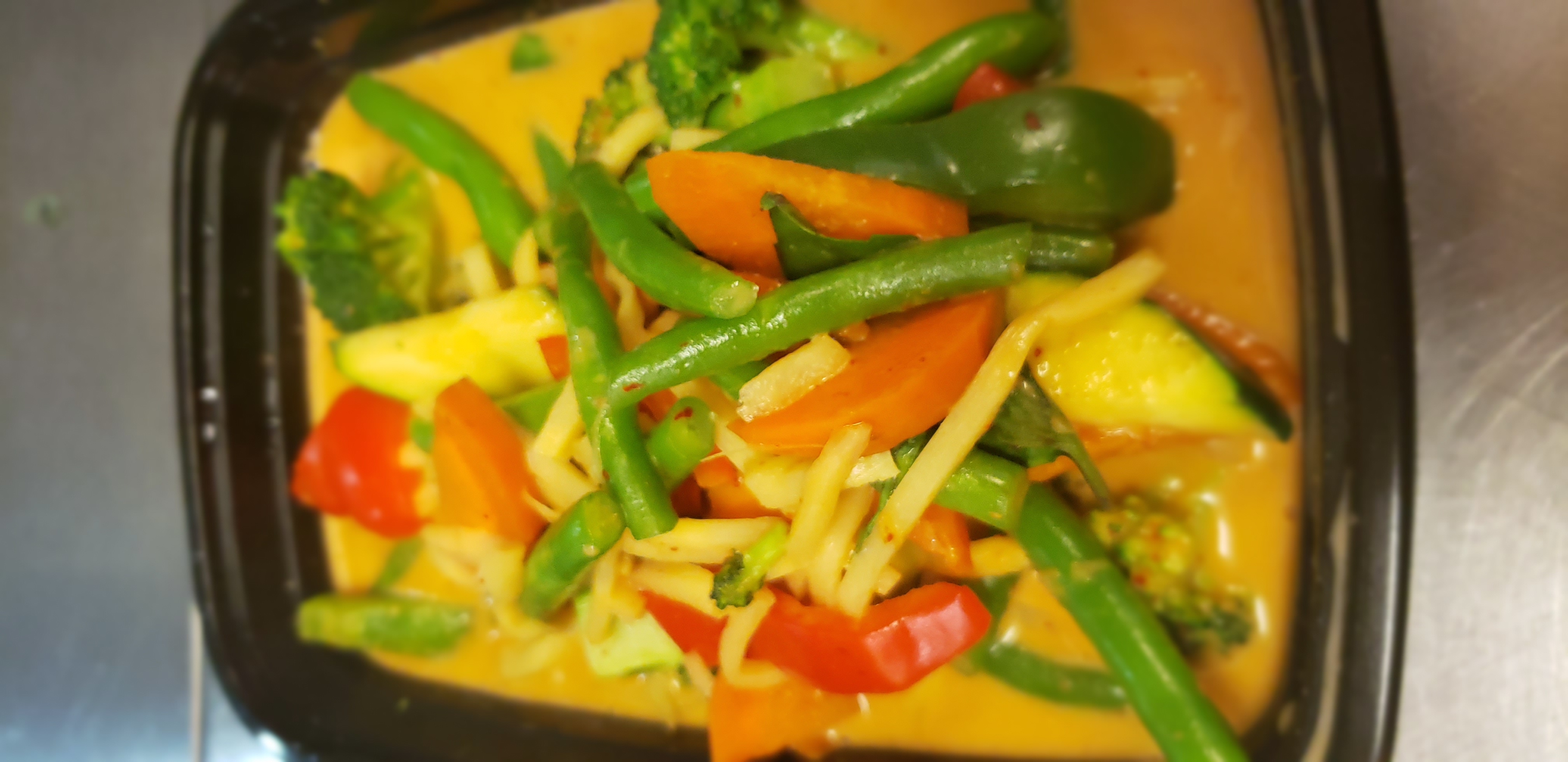 Order Red Curry food online from Charm Thai Bistro store, Wakefield on bringmethat.com