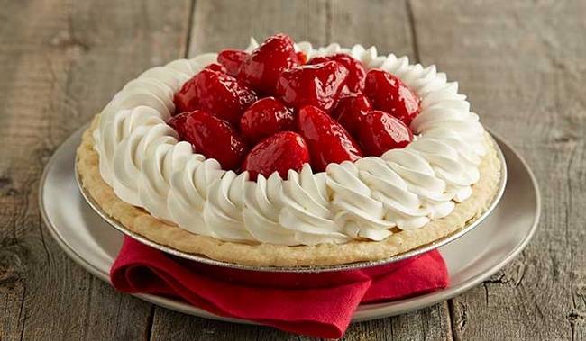Order Fresh Strawberry Pie food online from Marie callender's store, Modesto on bringmethat.com