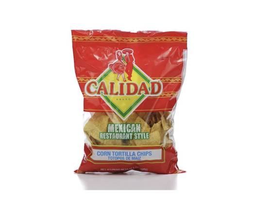 Order Calidad Corn Tortilla Chips - Mexican Restaurant Style, 11.5oz food online from Loma Mini Market store, Long Beach on bringmethat.com