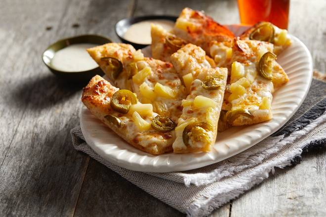 Order Garlic Sticks w/ Jalapenos & Pineapple food online from Curry Pizza House store, San Jose on bringmethat.com