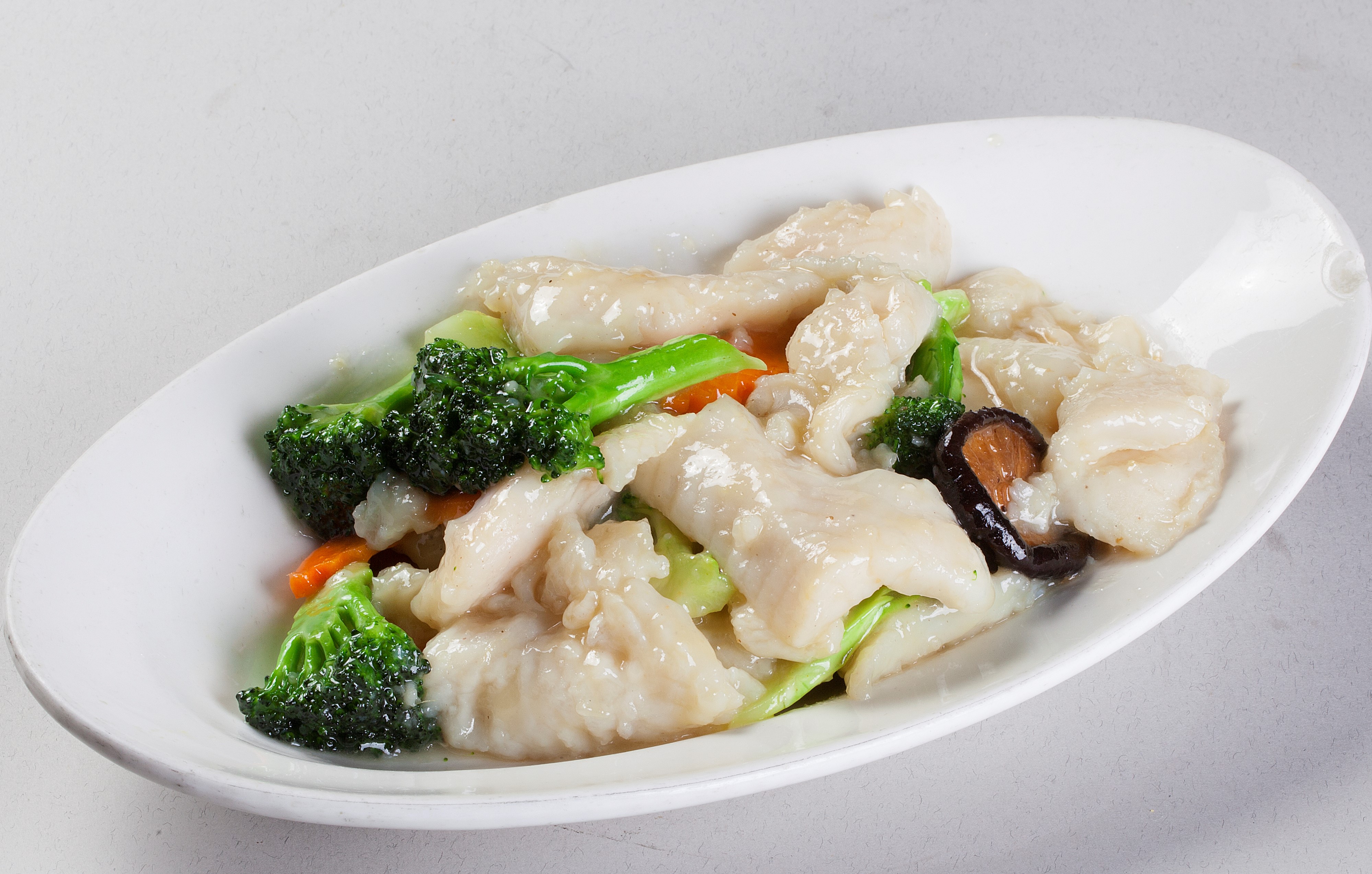 Order Fish Fillet with Vegetables food online from Canaan Restaurant Chinese Cuisine store, West Covina on bringmethat.com