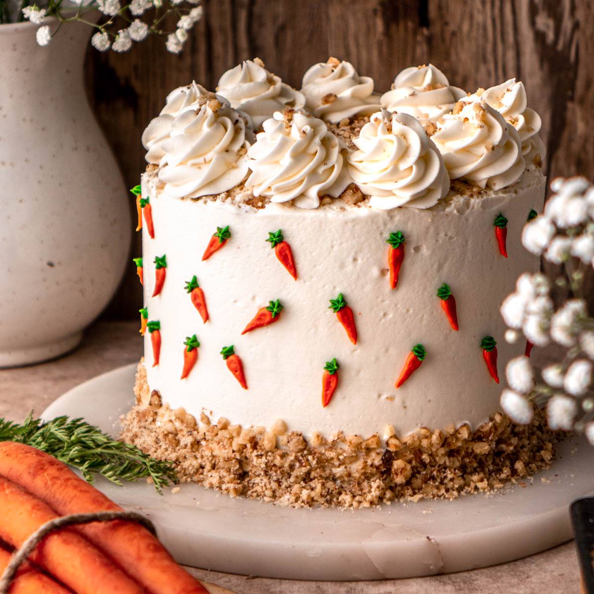 Order New 4" Special Whole Carrot Cake food online from Valbella Midtown store, New York on bringmethat.com