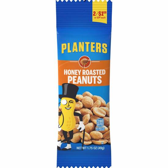 Order Planters - Honey Roasted Peanuts food online from IV Deli Mart store, Goleta on bringmethat.com