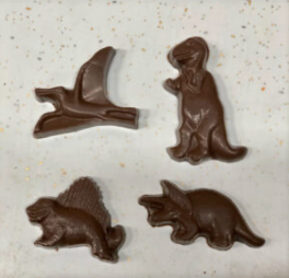 Order Dinosaurs Milk Chocolate food online from Jon L. Stopay Candies store, Wilkes-Barre on bringmethat.com