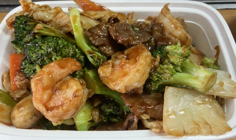 Order S3. Triple Delight food online from New Jin Xin store, Brooklyn on bringmethat.com