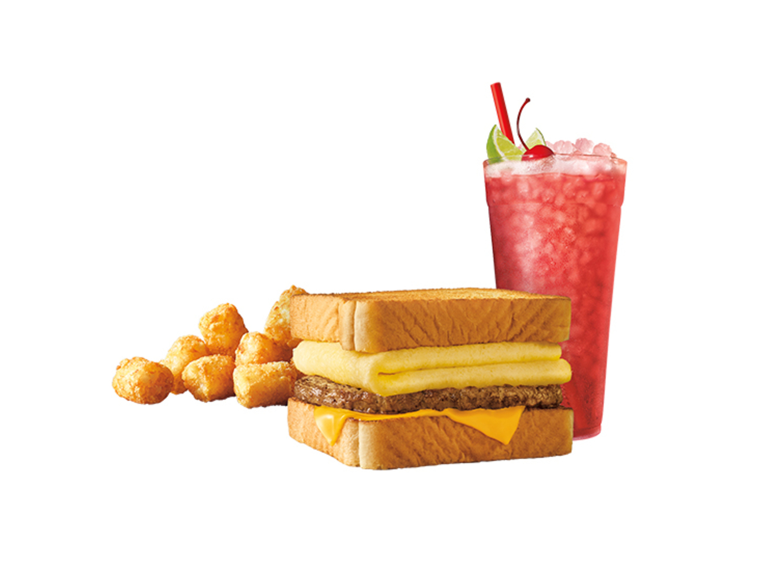 Order Sausage Breakfast TOASTER® Combo food online from Sonic Drive-In store, Cincinnati on bringmethat.com