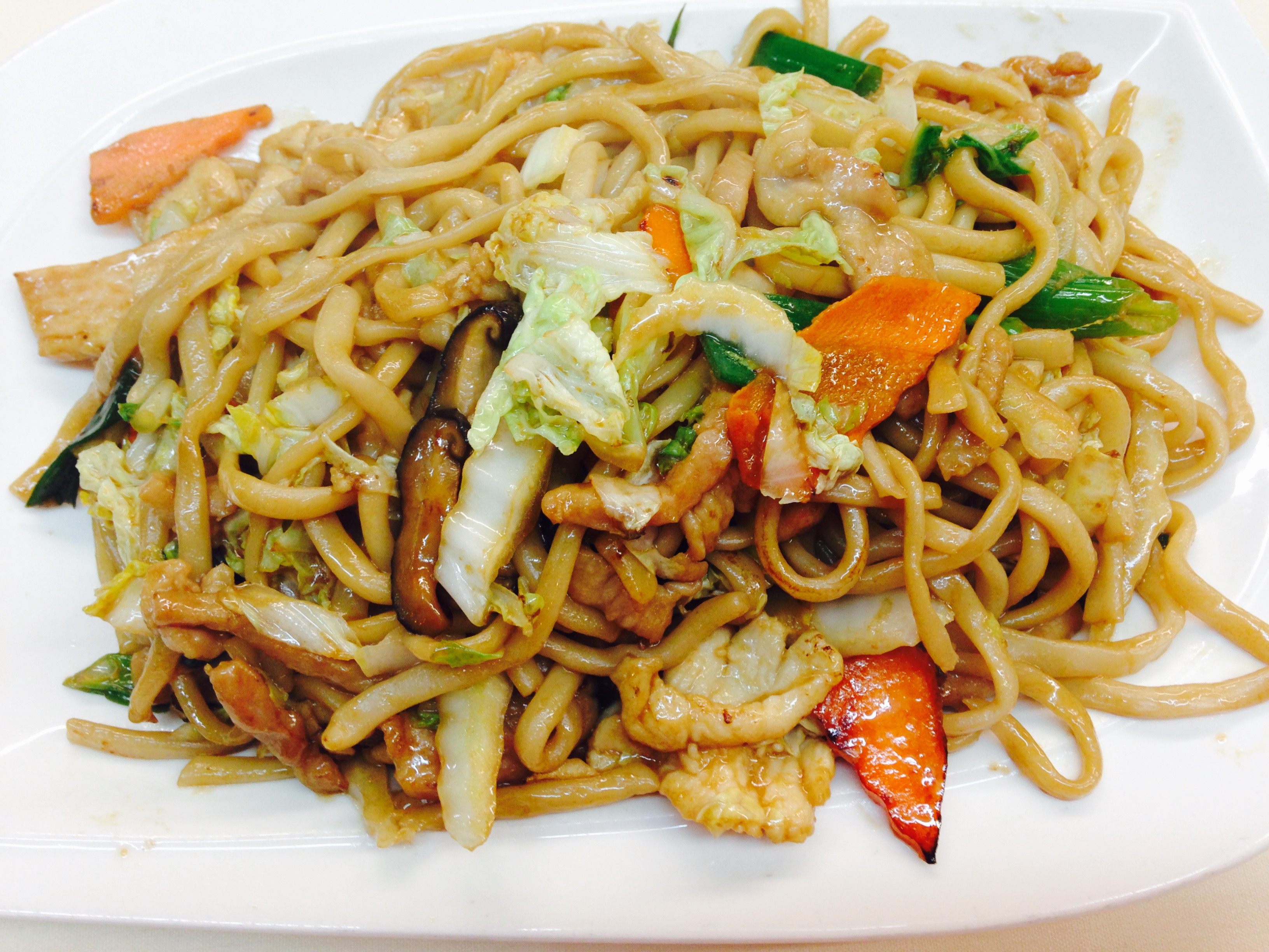 Order Fried Thick Noodles-Shanghai Style food online from Joy Restaurant store, San Mateo on bringmethat.com