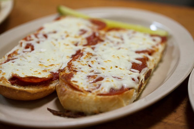 Order Pizza Grinder - Half food online from Mancino Pizza & Grinders store, Fort Wayne on bringmethat.com