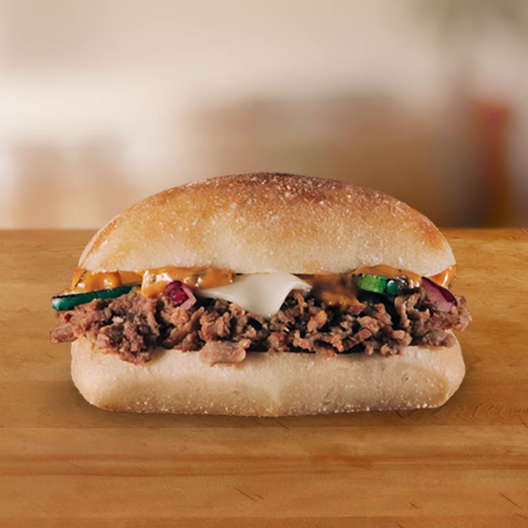 Order New Little Cheesesteak Slider food online from SUBWAY® store, Cudahy on bringmethat.com