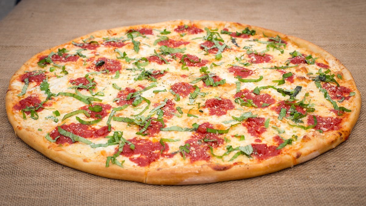 Order Margherita Pizza - Small 12" (6 Slices) food online from La Casa De Pizzeria store, Troy on bringmethat.com