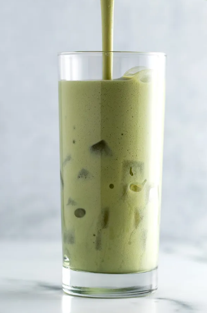 Order Iced Matcha Latte food online from Caffe Bene store, Jackson Heights on bringmethat.com