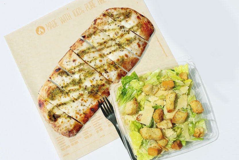 Order Pesto Garlic Cheesy Bread & Side Special - Special food online from Blaze Pizza store, Camp Hill on bringmethat.com