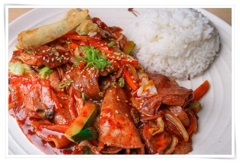 Order Spicy Plate food online from Sekai Sushi store, Mesa on bringmethat.com