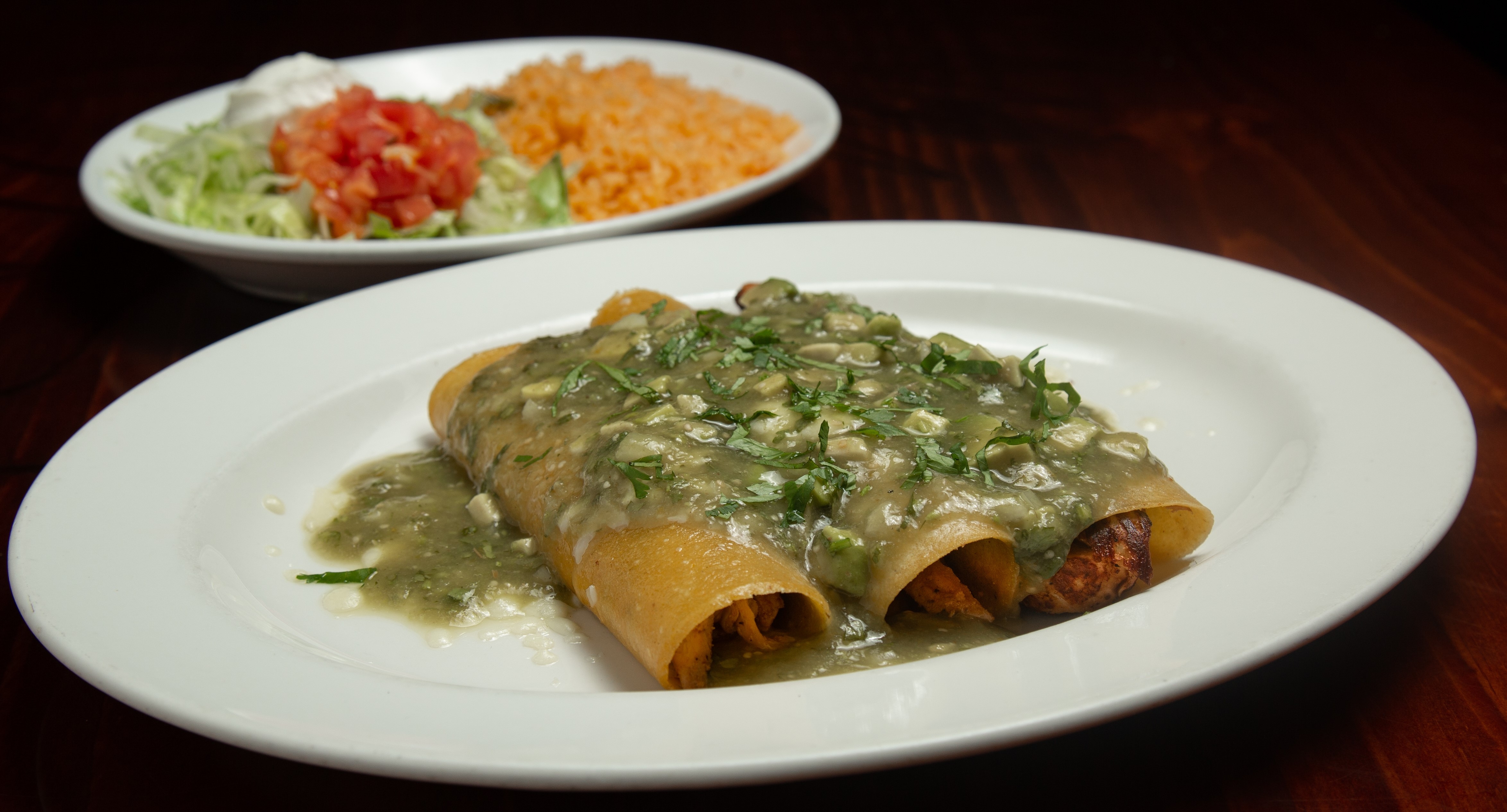 Order Enchiladas Verde food online from Tito Mexican Restaurant store, Spring Hill on bringmethat.com