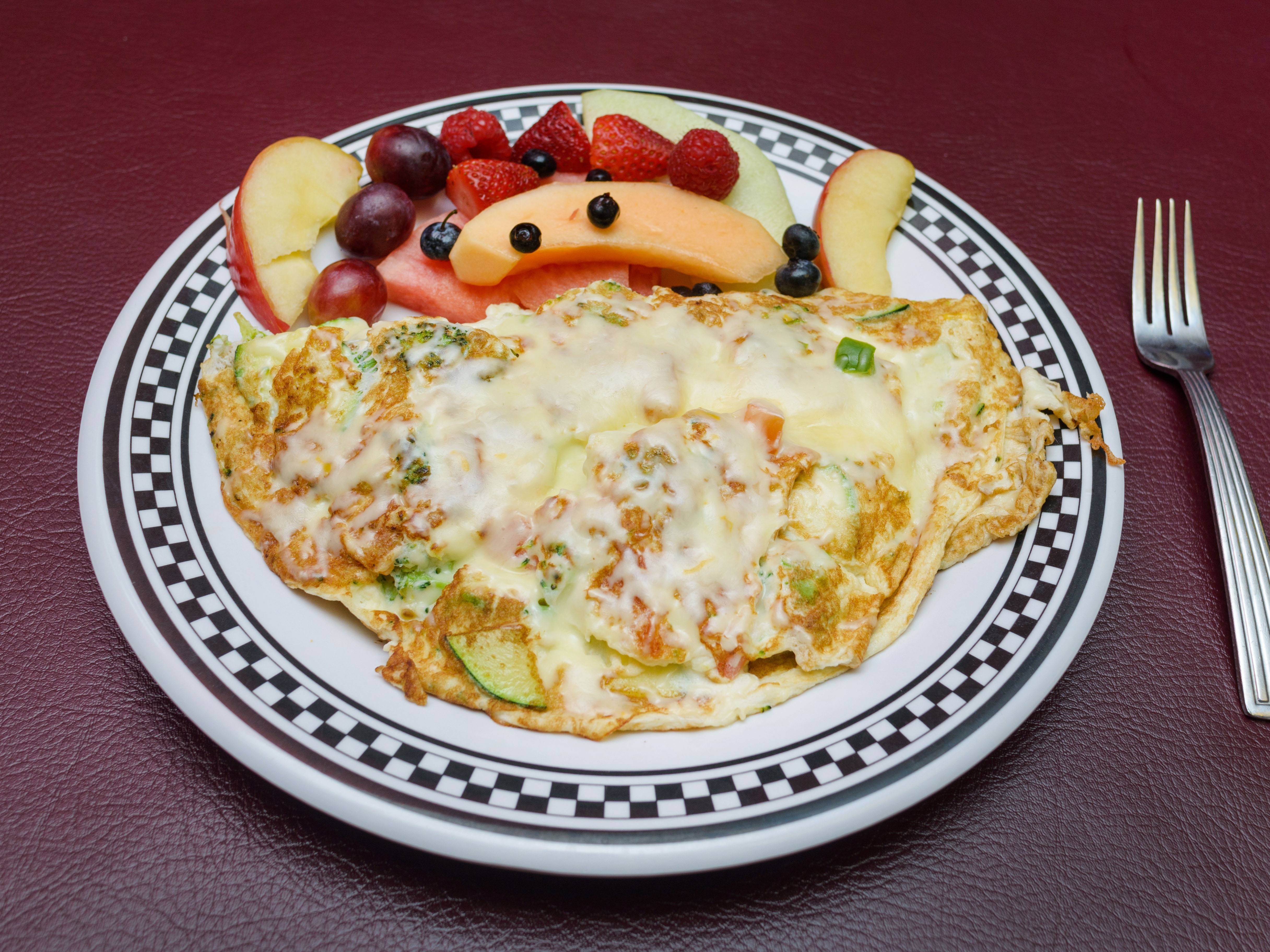 Order Deerfield Omelette food online from The Cherry Pit Cafe store, Deerfield on bringmethat.com