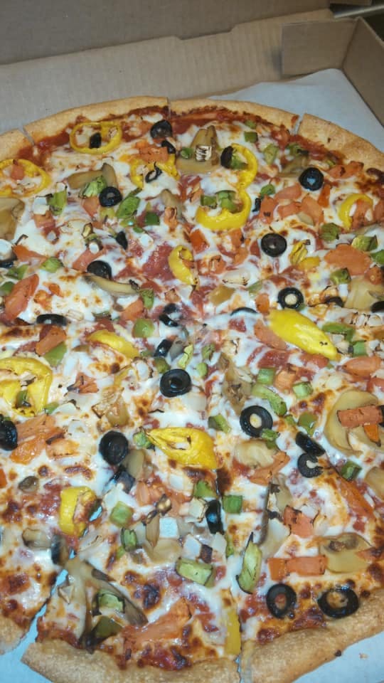 Order Gigi's Veggie Pizza - Large (12 Slices) food online from La Pizzeria store, Cleveland on bringmethat.com