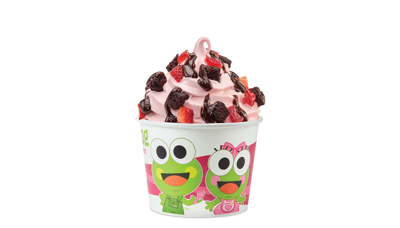 Order Small Pink Cup Frozen Yogurt food online from Sweetfrog store, Virginia Beach on bringmethat.com