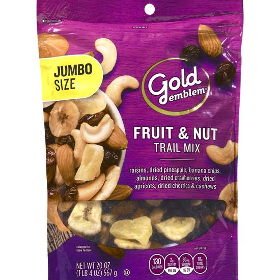 Order Gold Emblem Fruit & Nut Trail Mix, Jumbo Size, 20 OZ food online from Cvs store, LAKEWOOD on bringmethat.com