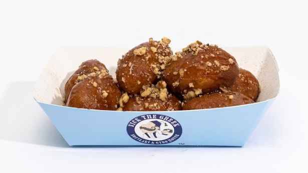 Order Loukoumades food online from Nick The Greek store, Daly City on bringmethat.com
