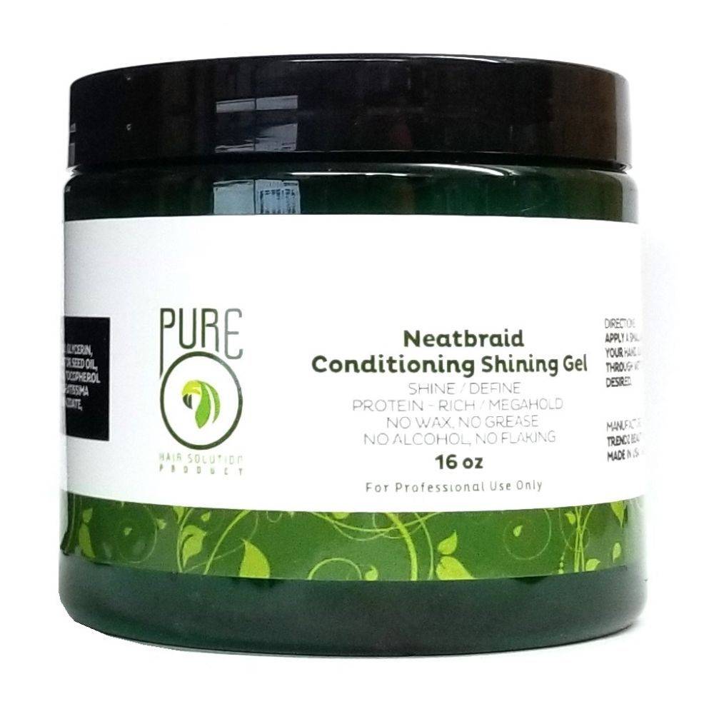 Order Pure O Neatbraid Conditioning Shining Gel 16 oz food online from iDa Beauty Supply Store store, Middletown on bringmethat.com