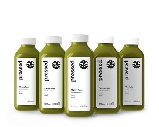 Order 5 Celery Juices food online from Pressed store, Fresno on bringmethat.com
