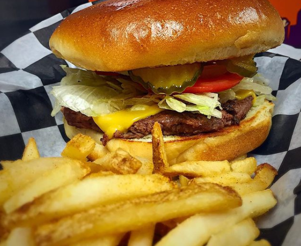Order 1/4 POUND ANGUS BURGER food online from Hightower Deli & Cafe store, Sugar Land on bringmethat.com