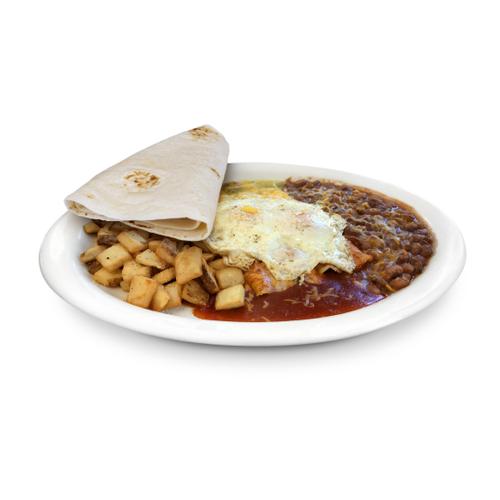 Order Enchilada Rancheros food online from Twisters Coors North store, Albuquerque on bringmethat.com