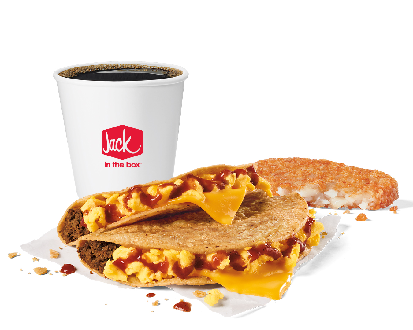 Order Breakfast Tacos Combo  food online from Jack In The Box store, Selma on bringmethat.com