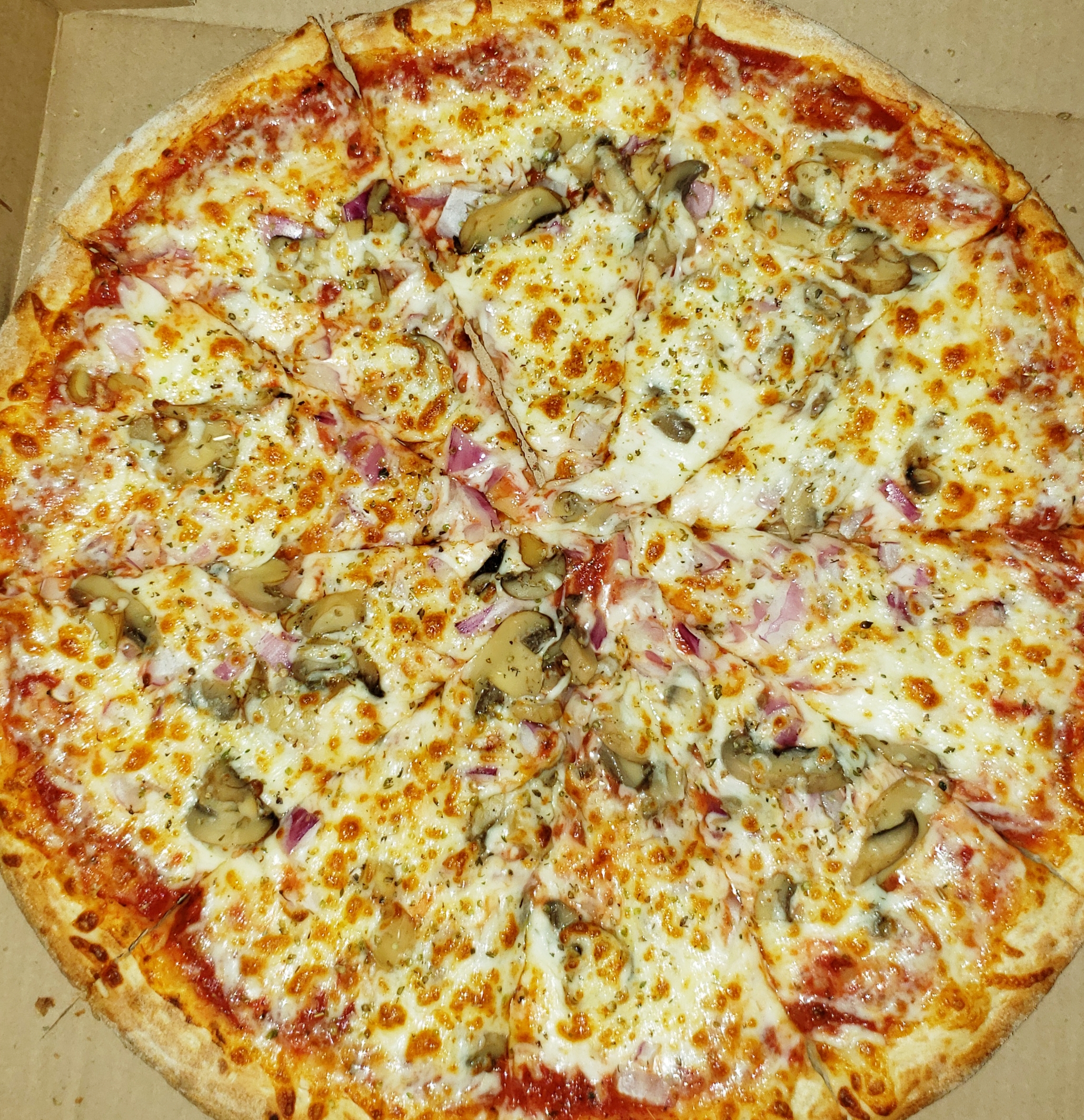 Order 2 X-Large 1-Topping Pizzas Special food online from Pizza Mart store, Baltimore on bringmethat.com