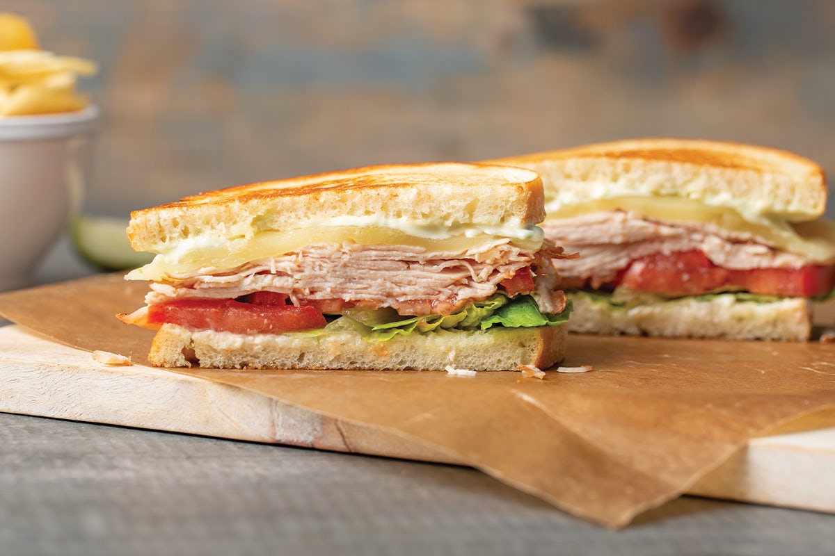 Order Turkey & Provolone Sandwich food online from Scratch Kitchen Food Hall store, Boulder on bringmethat.com