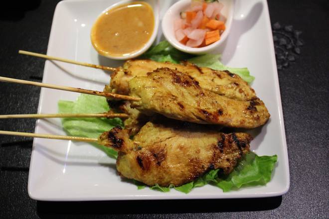 Order Chicken satay food online from Amazing Thai store, Jacksonville on bringmethat.com