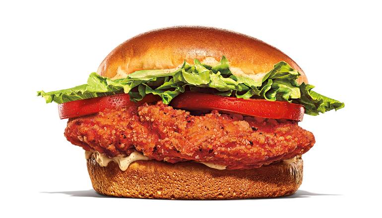 Order BK Spicy Royal Crispy Chicken Sandwich food online from Burger King 29031 store, Fairport on bringmethat.com