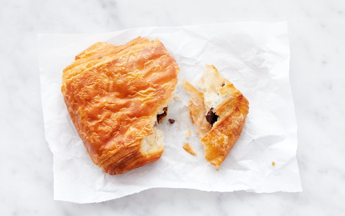 Order Chocolate Croissant food online from Boudin Baker's Hall store, San Francisco on bringmethat.com