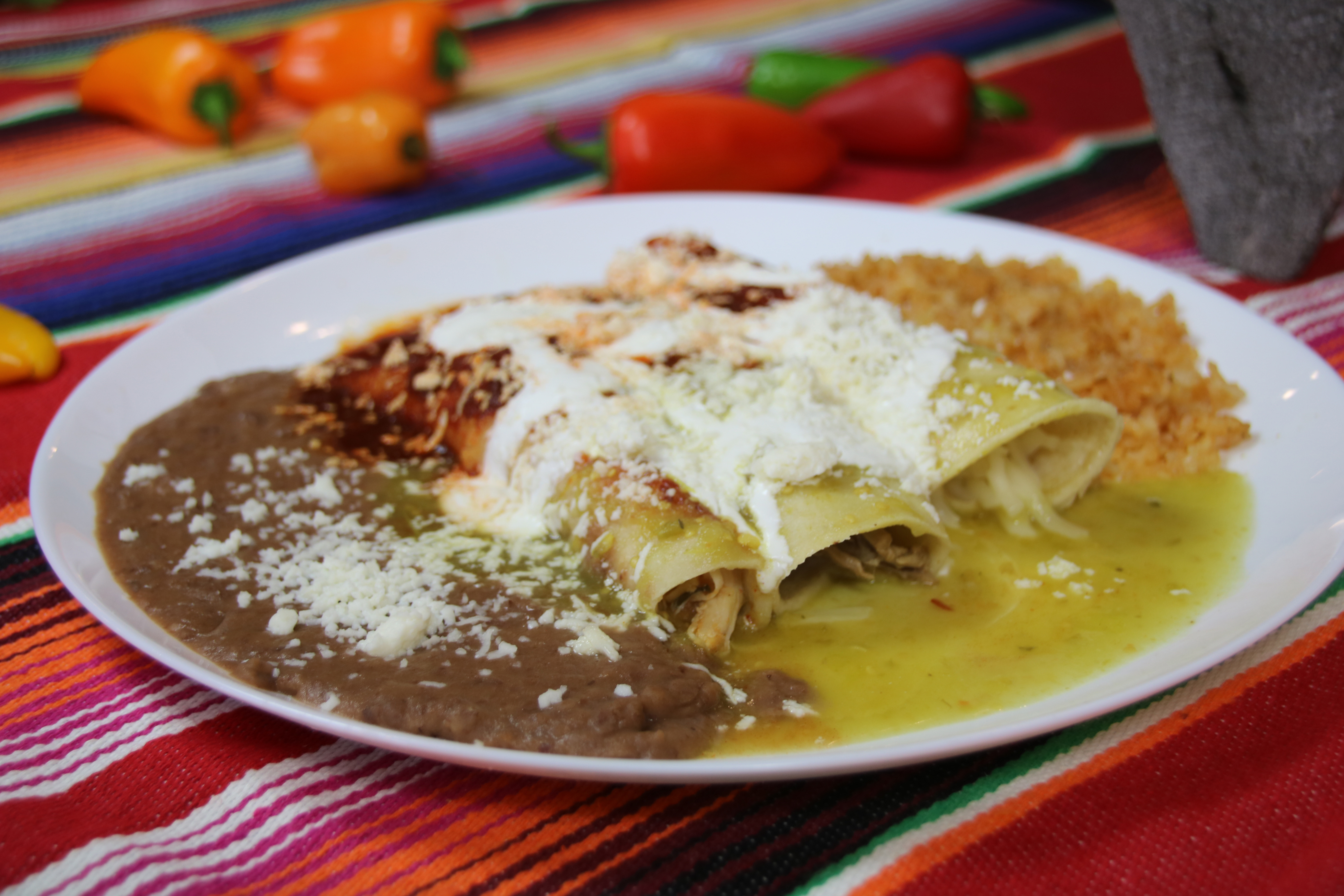 Order Mexican Enchiladas food online from El Nopalito store, Phoenix on bringmethat.com