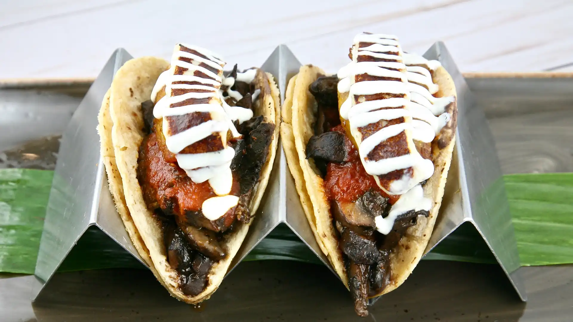 Order Taco Hongos (gf) food online from Mago Grill & Cantina store, Arlington Heights on bringmethat.com