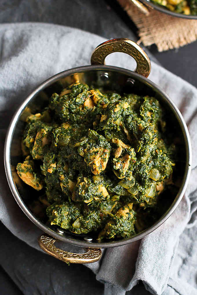 Order Chicken Saag food online from Royal Spice store, Linthicum Heights on bringmethat.com