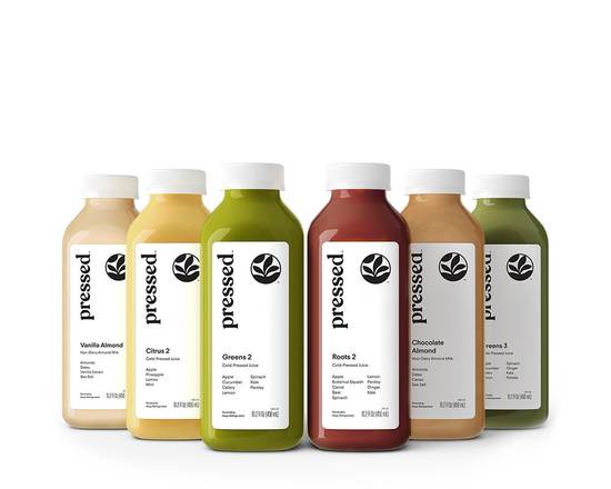 Order Cleanse 1 | Beginner Juice Cleanse food online from Pressed store, Los Angeles on bringmethat.com