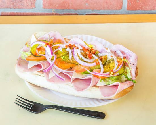 Order Ham and Cheese Sub food online from Sun Pizza store, Boston on bringmethat.com