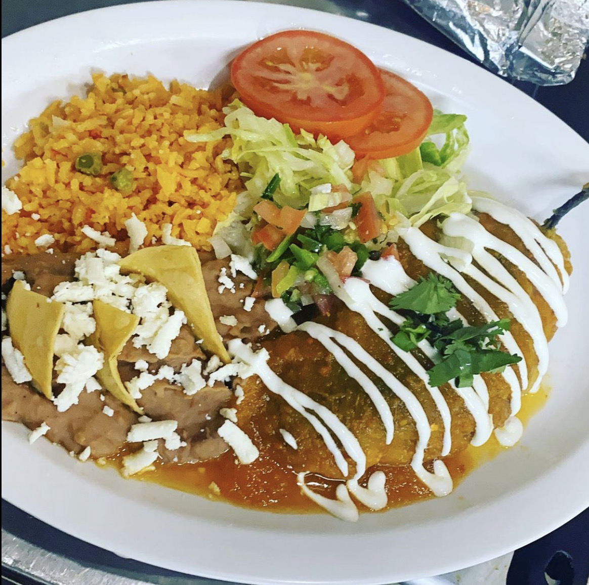 Order Chile Relleno food online from Dona Tere Westheimer store, Houston on bringmethat.com