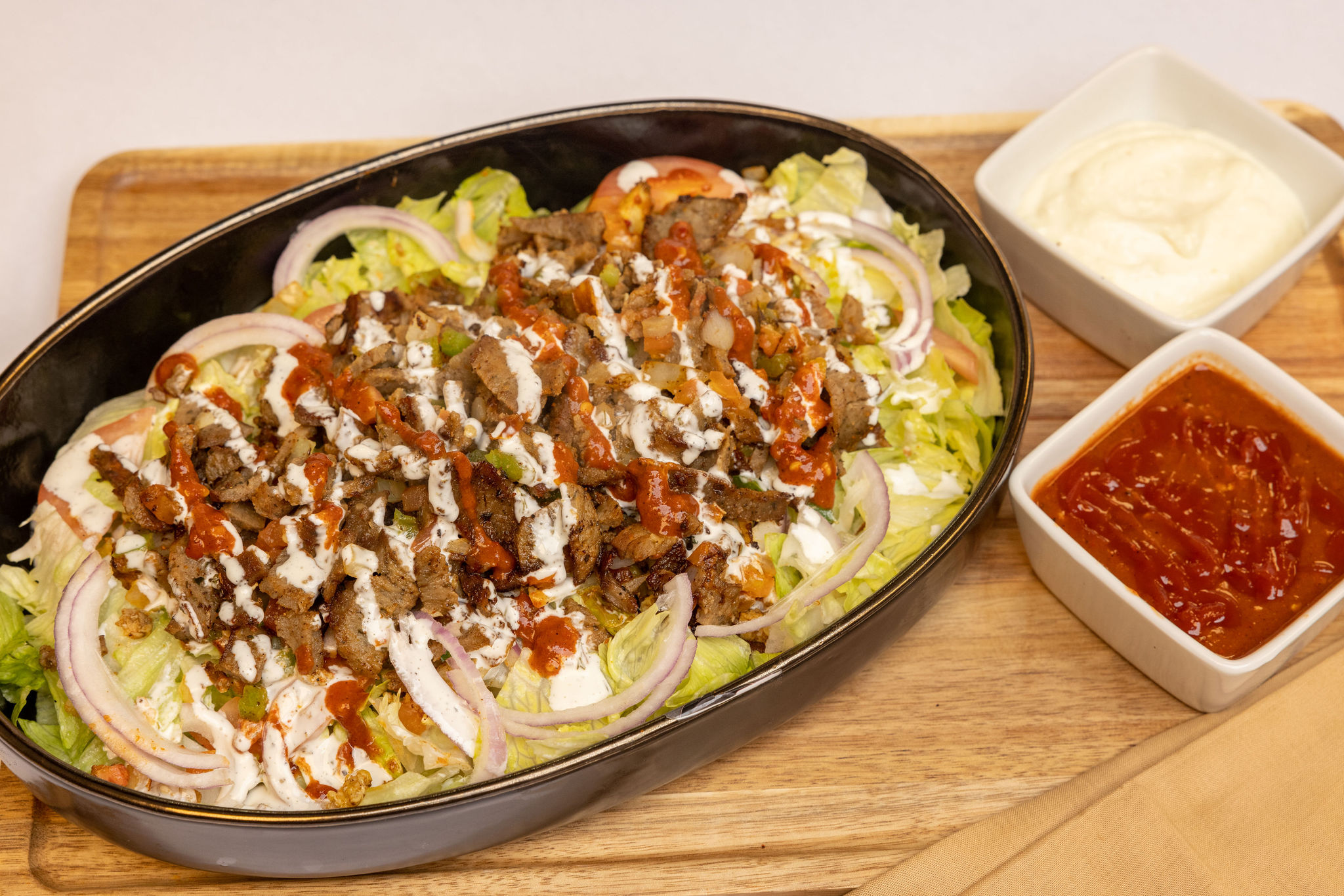 Order Gyro Salad  food online from Wava Low Carb / Keto store, Dallas on bringmethat.com