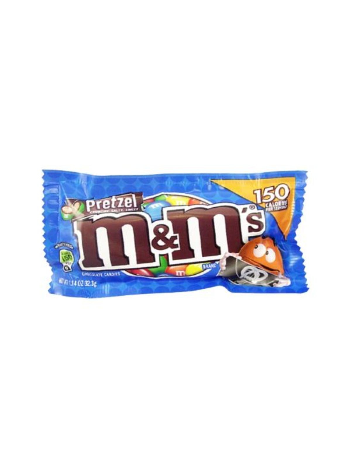 Order M&M's Pretzel Chocolate (1.14 oz) food online from Stock-Up Mart store, Houston on bringmethat.com