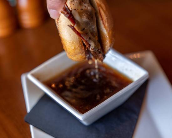 Order French Dip Sandwich food online from Seared Chophouse store, Greenville on bringmethat.com