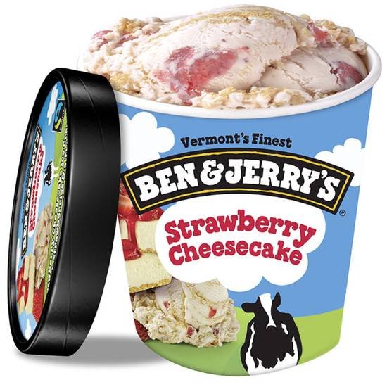 Order Ben & Jerry's Strawberry Cheesecake Ice Cream Pint food online from Papa Gino's store, Woonsocket on bringmethat.com